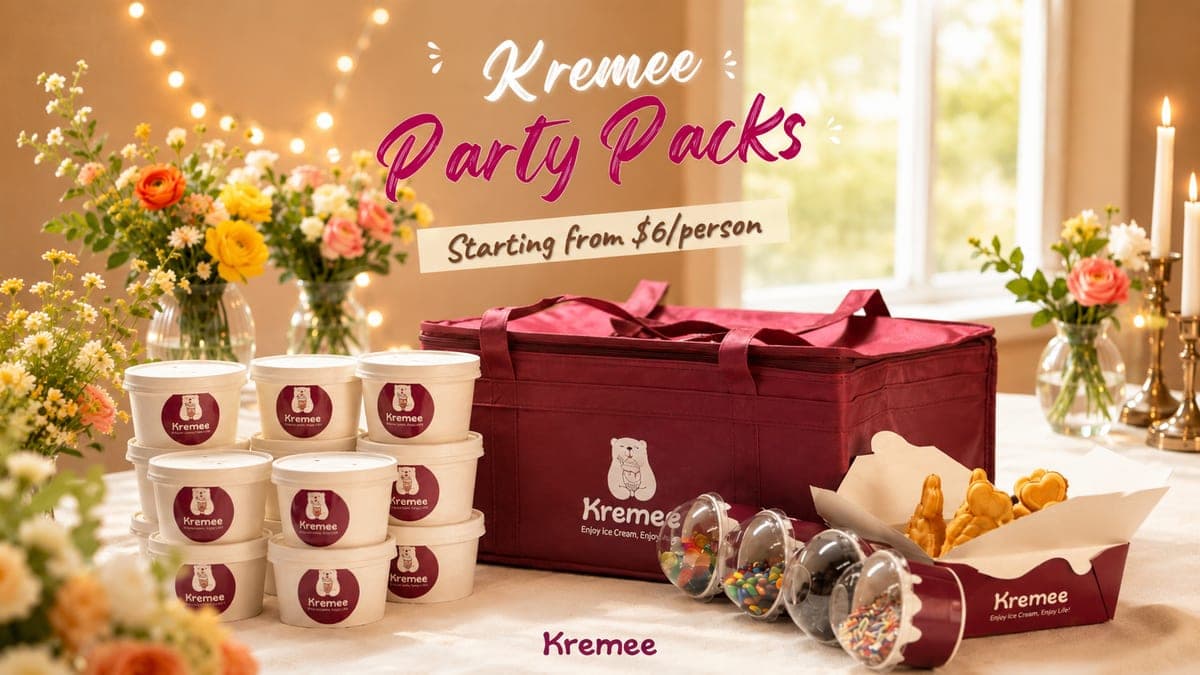 Kremee catering party packs